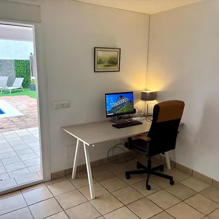 Large Family Townhouse With Private Pool In Village Villa
